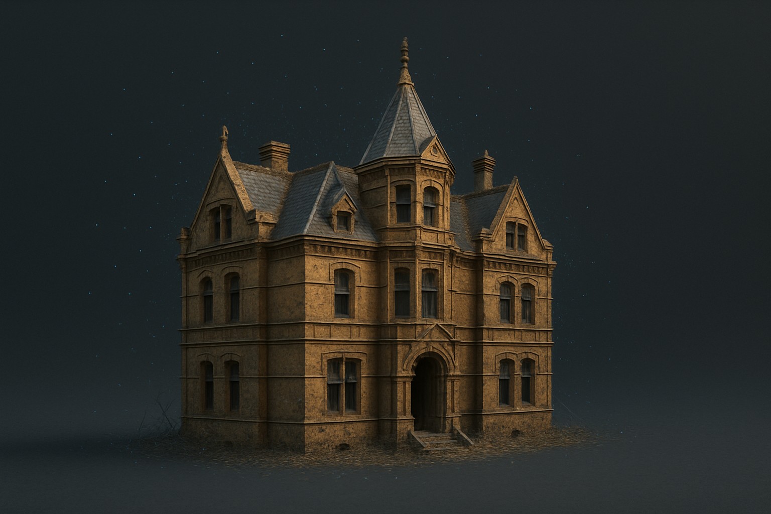 3D photogrammetry drone illustration