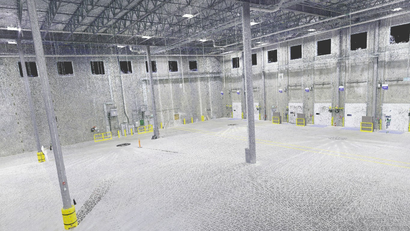 Laser scanning illustration